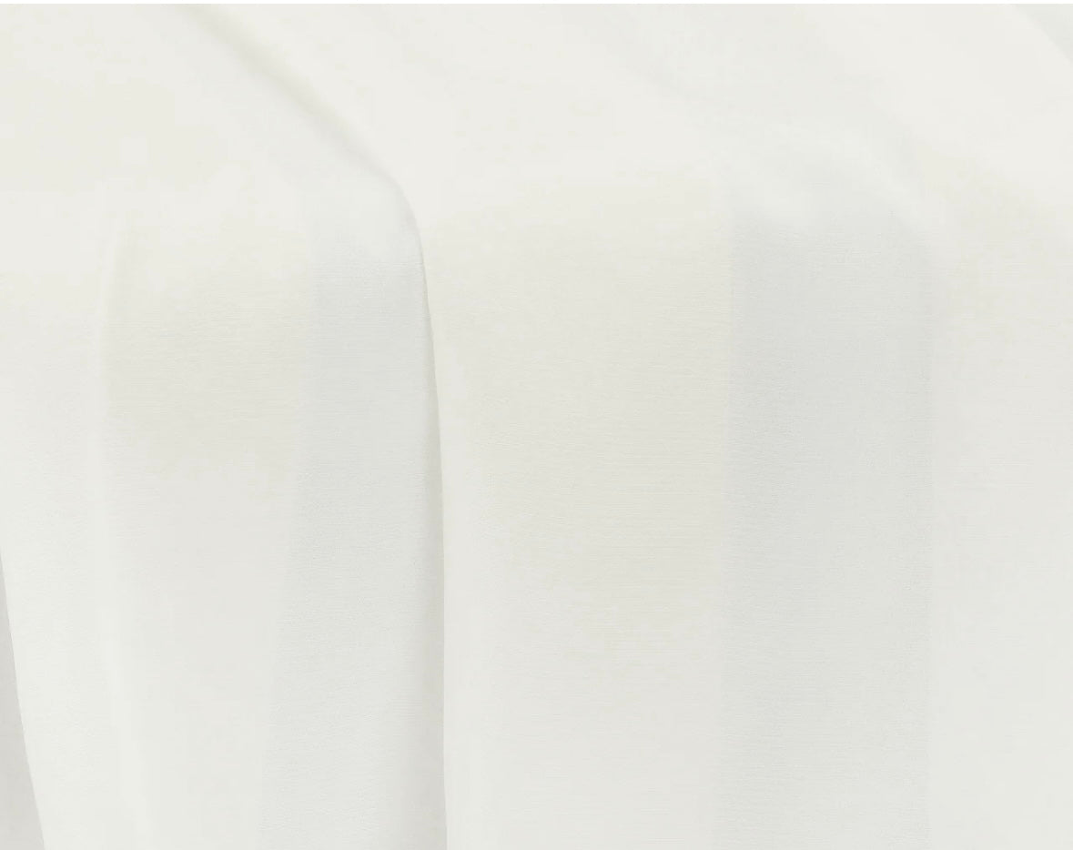 sheer ivory chiffon table runner
