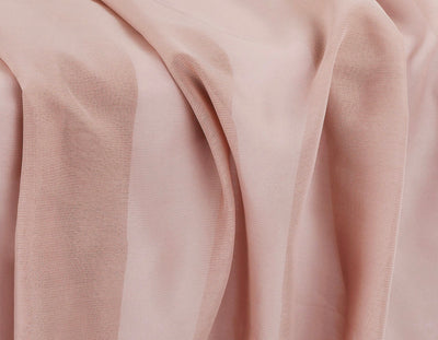 sheer mauve chiffon table runner