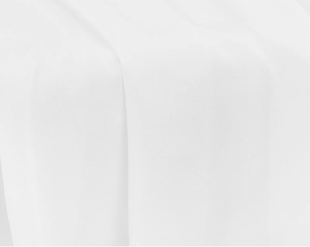 sheer white chiffon table runner 