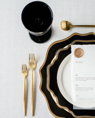 Luxe Charger Plate - Black