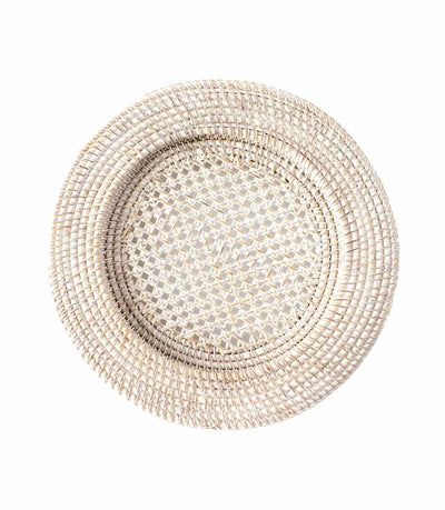 rattan charger plate