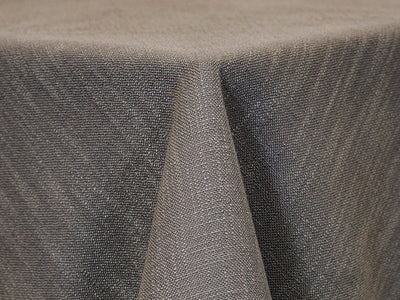 textured charcoal tablecloth