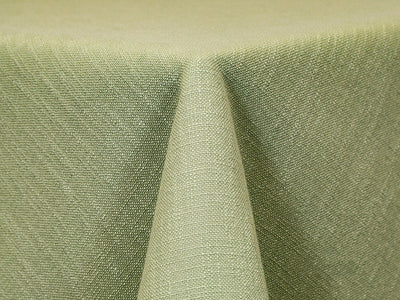 textured sage tablecloth