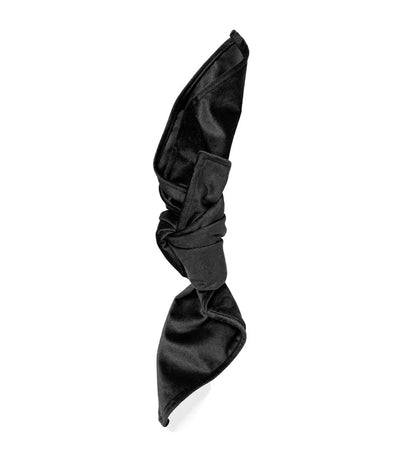 black velvet napkin