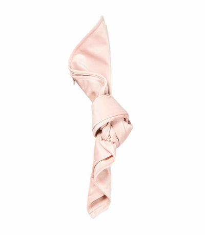 light pink velvet napkin