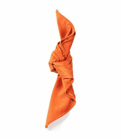 orange velvet napkin 